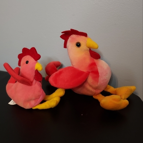 TY Original Beanie Baby Strut And Teenie Beanie Baby Strut 1993 - Picture 1 of 6